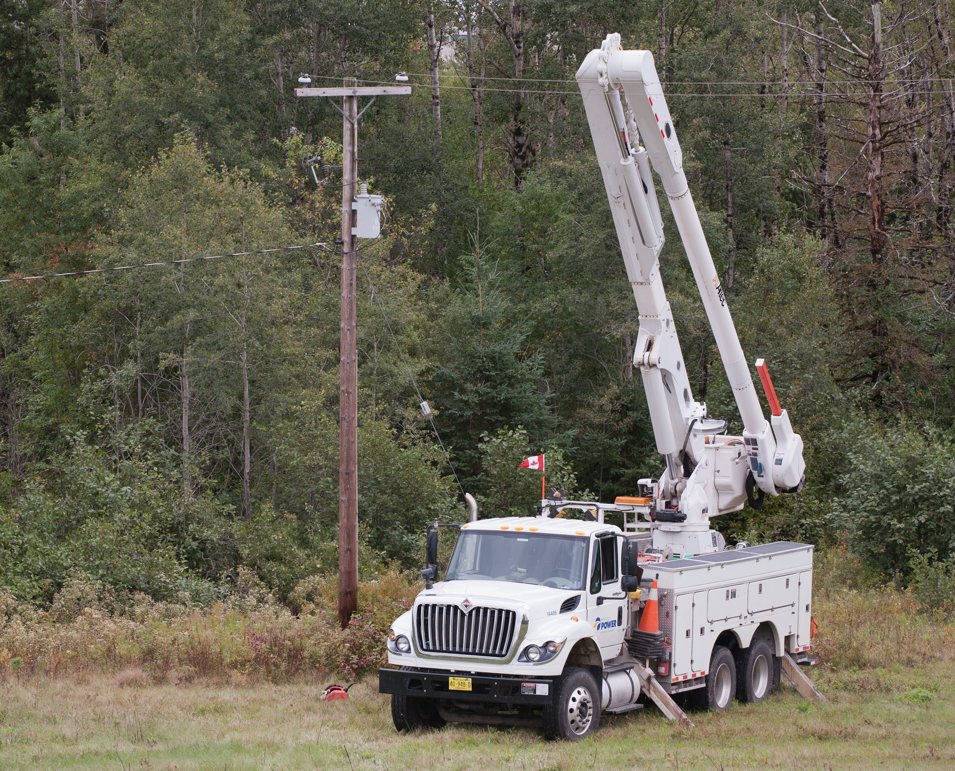 Nova Scotia Power Truck